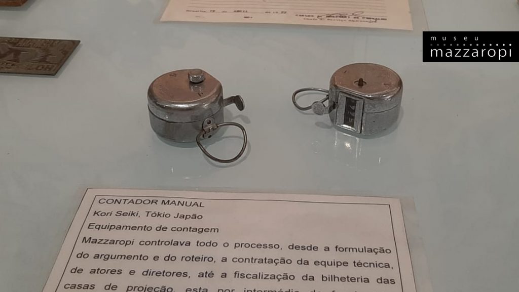 contadores manuais dos fiscais de filme